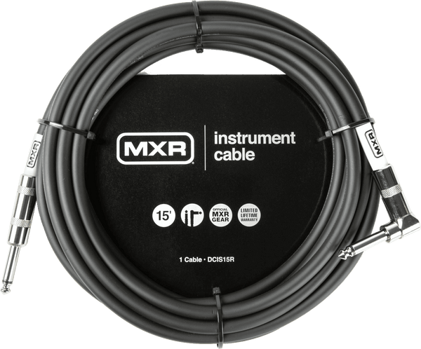 MXR STANDARD INSTRUMENT CABLES JACK/JACK ELBOW 4.5M