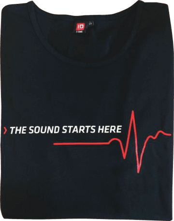 Black Tee Shirt Soundmakers Size M
