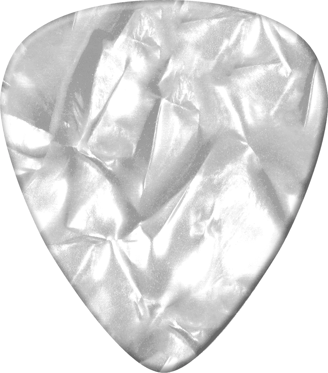 12 x Extra Heavy Genuine Celluloid Perloid White