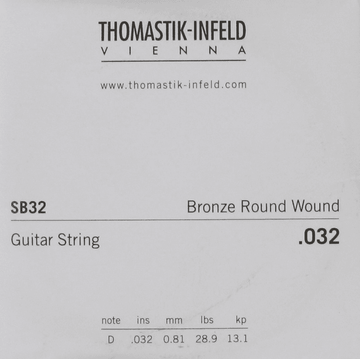 ACOUSTIC GUITAR STRINGS SPECTRUM ACOUSTIC STRINGS DETAIL STRINGS .032 RW