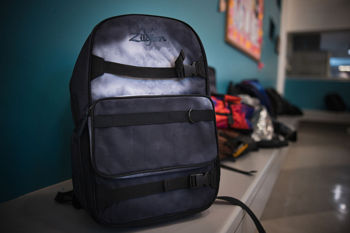 Student Backpack Black Rain Cloud