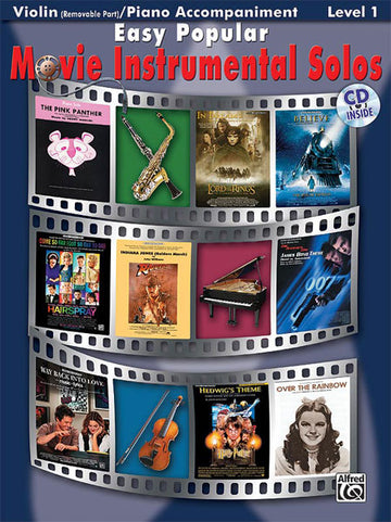 Easy Popular Movie Solos + CD - Violin Solo