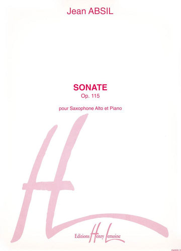 Absil - Sonate Op.115 - Saxophone Mib et Piano