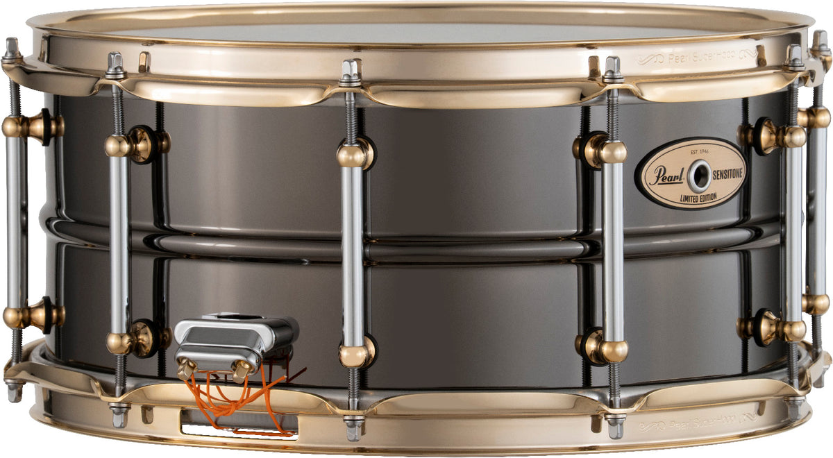 Sensitone Snaredrum Black Nickel Brass 14 x 6,5"