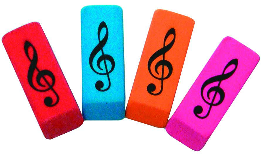 Treble Clef Eraser (Single)
