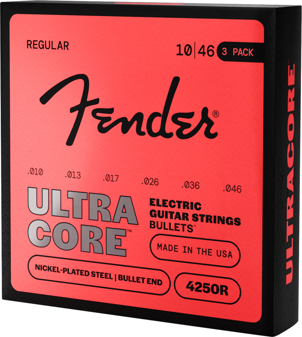 Ultracore Nickel-Plated Steel, Bullet End, 4250R 10-46, (6) 3-Pack