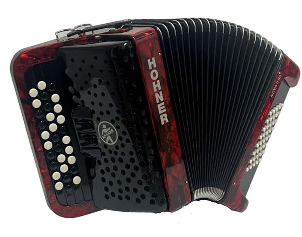 Hohner NOVA II 40 RED BUTTONS