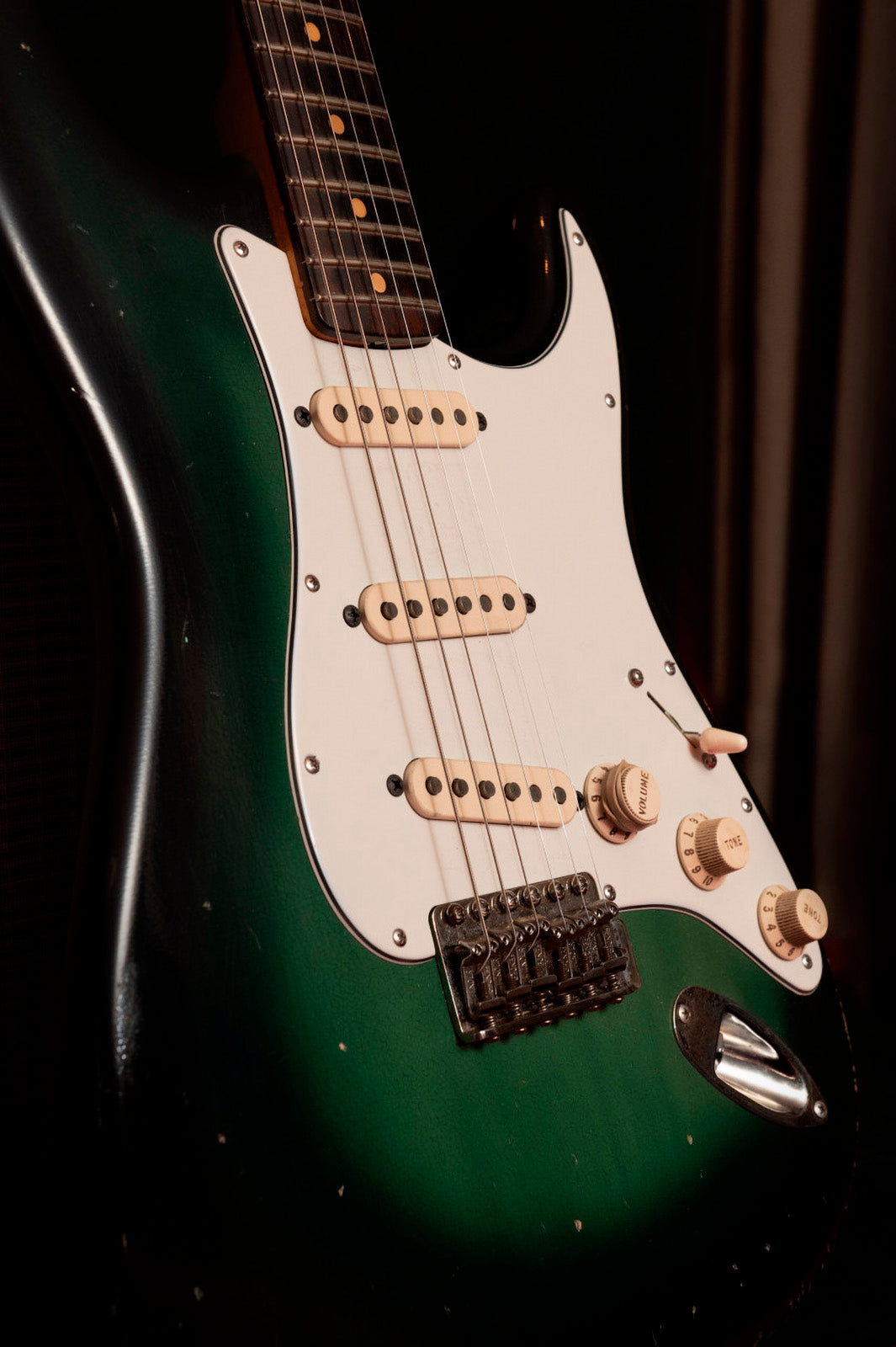 Pickups Strat Custom Shop Joe Bonamassa Greenburst 64 limited edition
