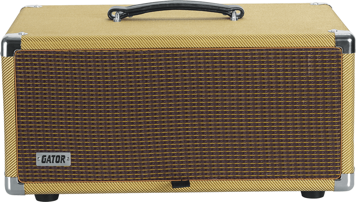 WOODEN RACK 4U VINTAGE AMP TWEED