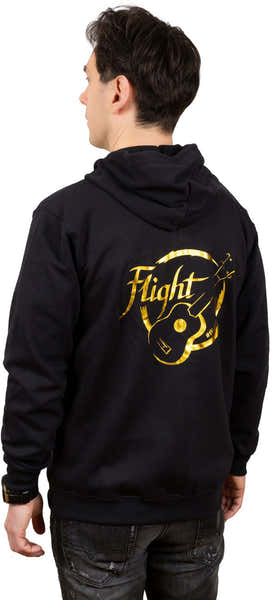 Flight Golden Logo Hoodie - Small