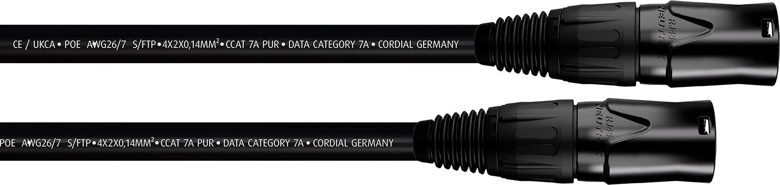 Ethercon cable CAT 7A - S/FTP 10m