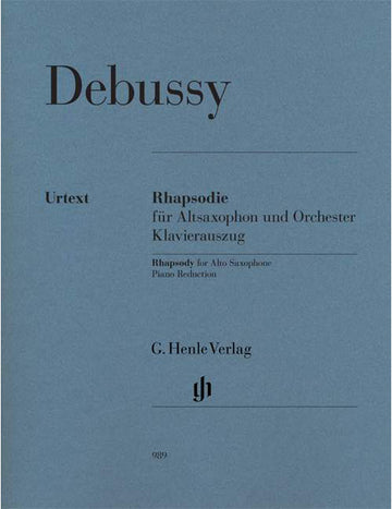 Debussy - Rhapsody For Saxophone Alto And Orchestra - Saxophone Alto Piano