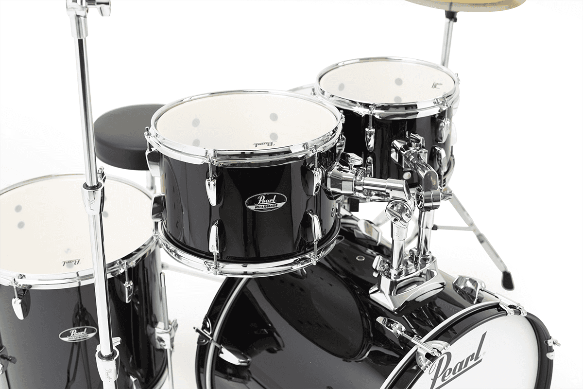 ROADSHOW FUSION 20 JET BLACK + SOLAR CYMBALS