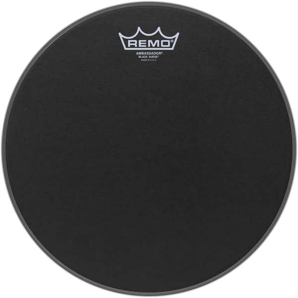 Remo BA-0812-ES - BLACK SUEDE AMBASSADOR 12