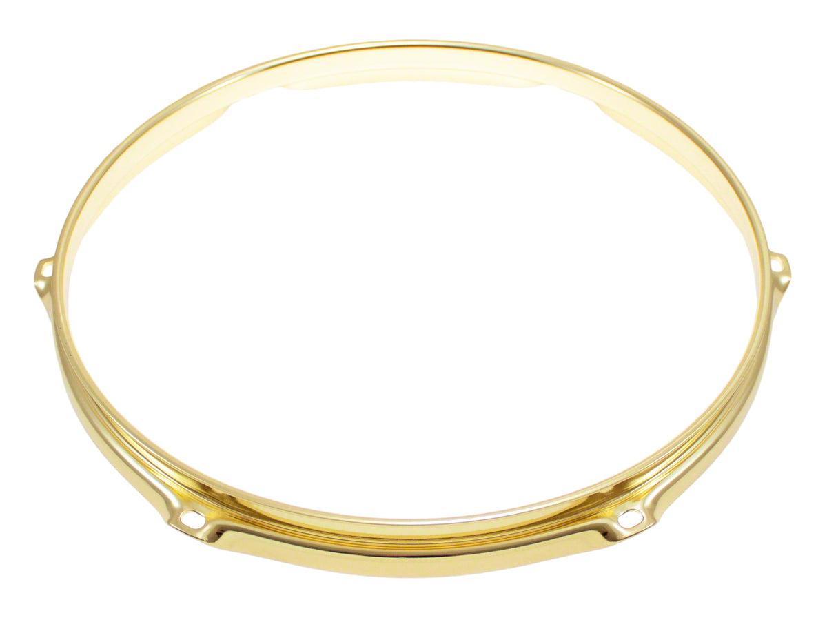 Drum Hoop 12" 6 Tension Rods Gold Super Triple Flange 2.3mm