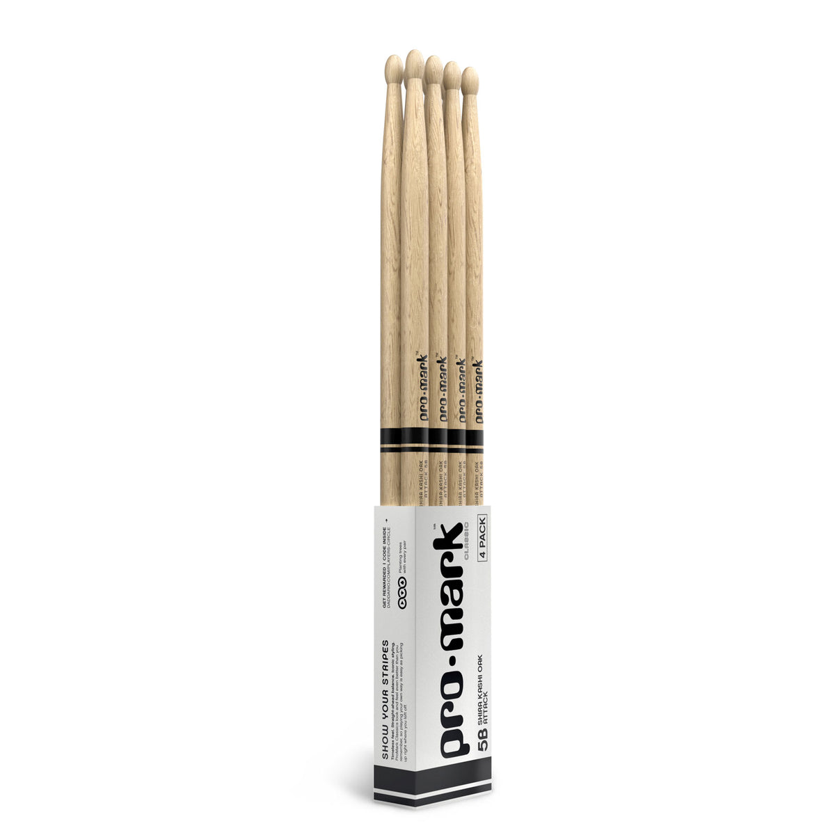 CLASSIC ATTACK 5B SHIRA KASHI OAK OVAL WOOD TIP 4-PACK