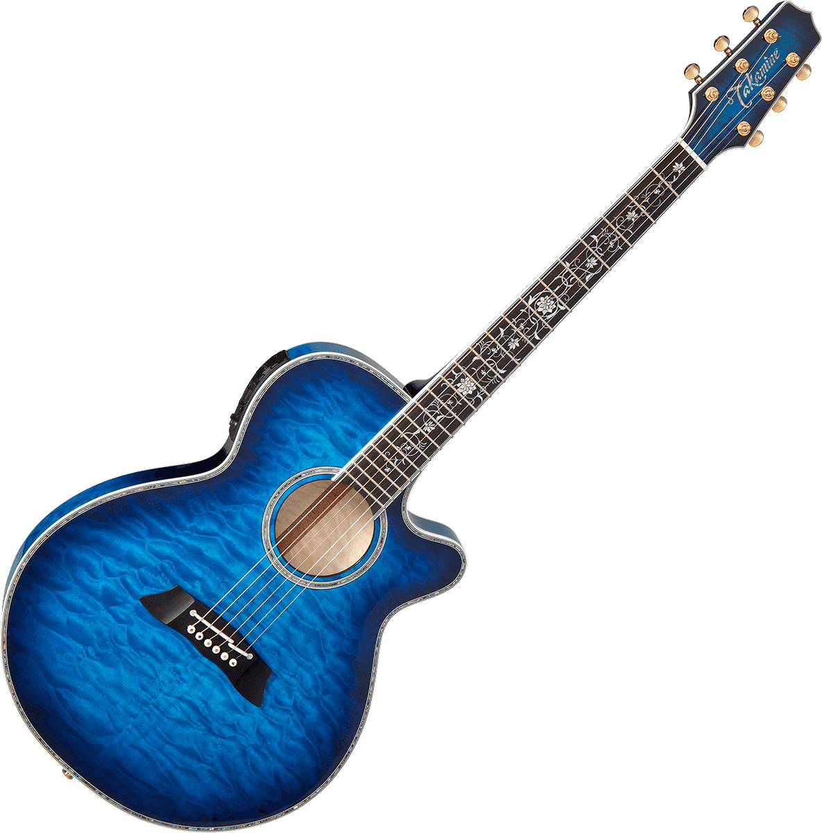 Japan Thin Line Series Tsp100 Fx Cutaway Quilt Dark Blue Sunburst