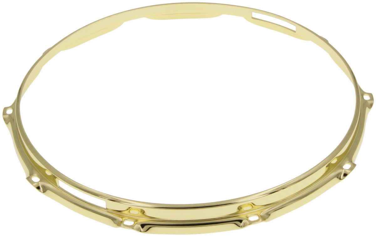 HS23-14-10SBR - Hoop 14" 10 Tension Rods Snare Side Gold S-Style Triple Flange 2.3mm