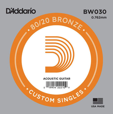 BW3 BRONZE WOUND ACOUSTIC GUITAR SINGLE STRING .3