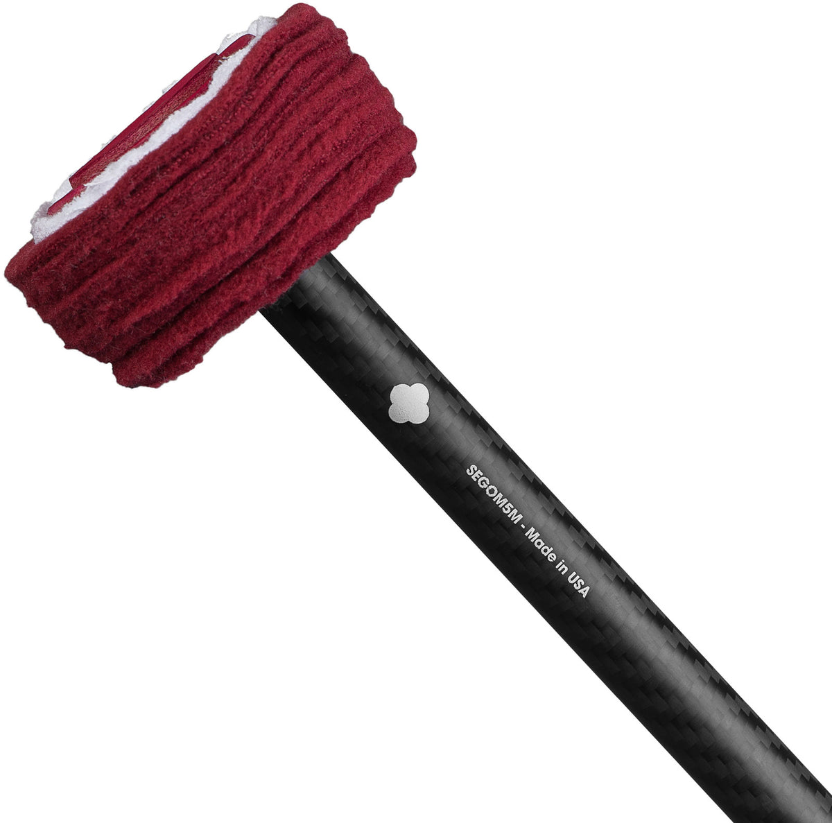 Gong Mallet Vikrampal Fine Touch Soft - Medium, Burgundy