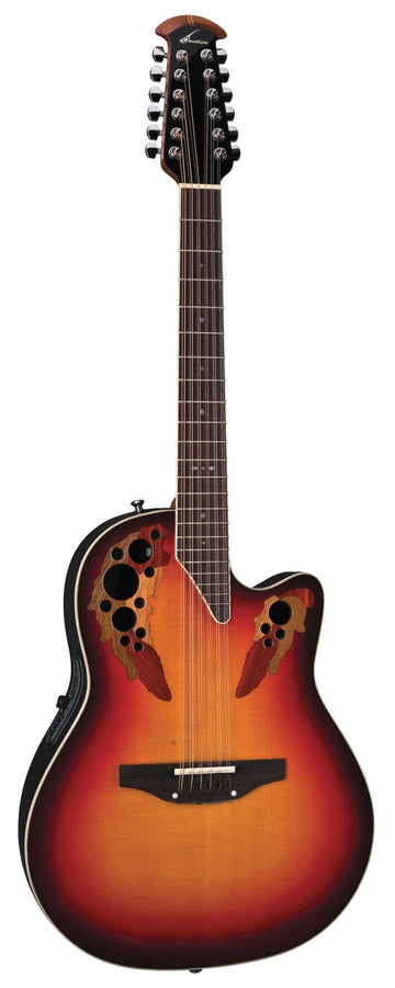 Standard Elite Deep Contour Cutaway 12-String New England Burst