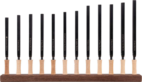 Schlagwerk STF-PL12 Set of 12 tuning forks tuned to the Planetary Universal scale