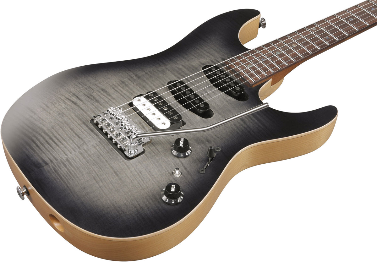 TQM2 Signature Tim Quayle Charcol Black Burst Flat