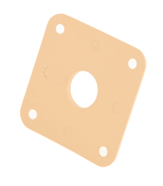 Gibson Accessories PARTS PLASTIC JACK PLATE CREAM