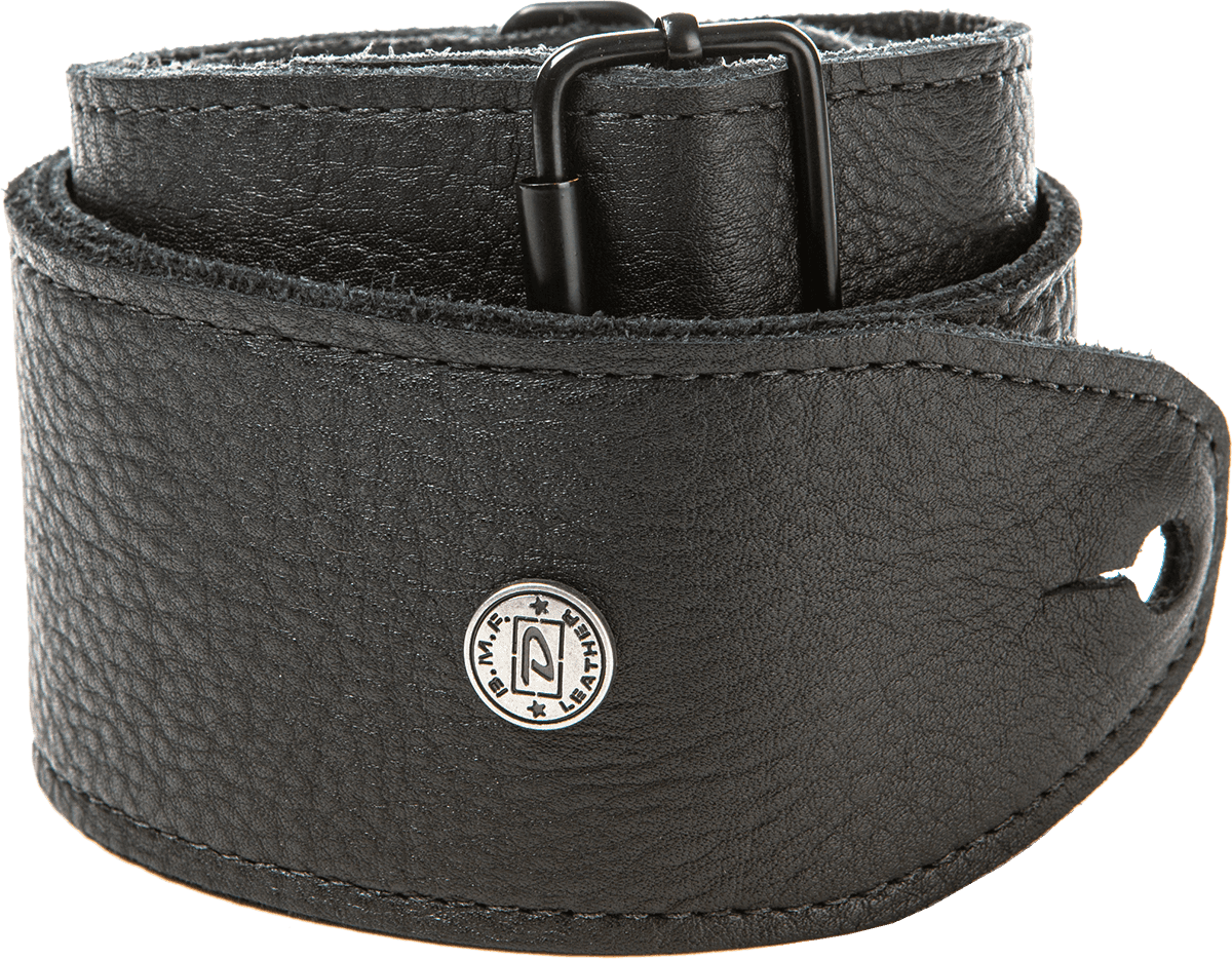 BMF leather TRI-glide Black 6,3Cm