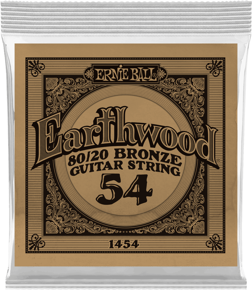 .054 EARTHWOOD 80/20 BRONZE ACOUSTIC GUITAR STRINGS