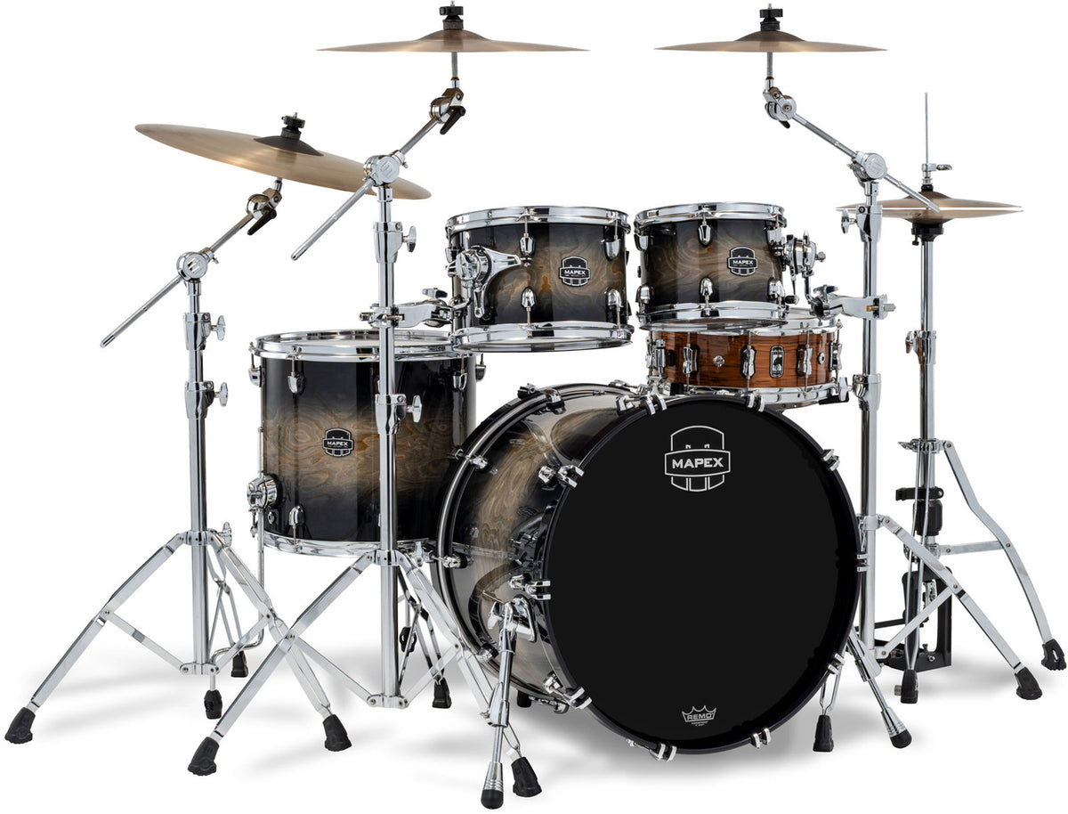 MAPEX SATURN VI SATGE 22" Black Ink Burst