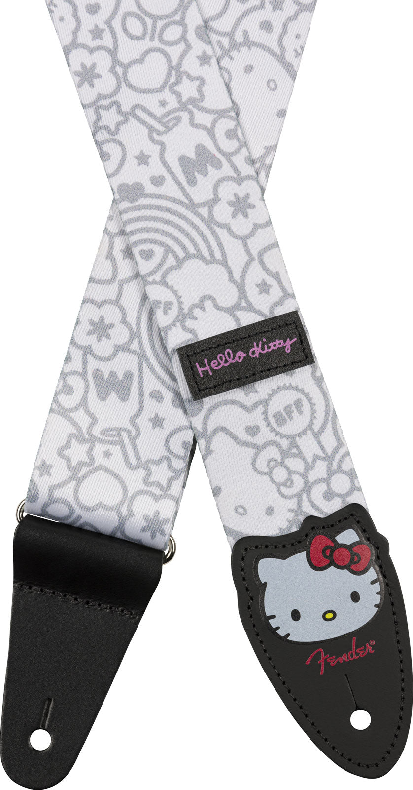 Fender x Hello Kitty White Poly Strap 2"