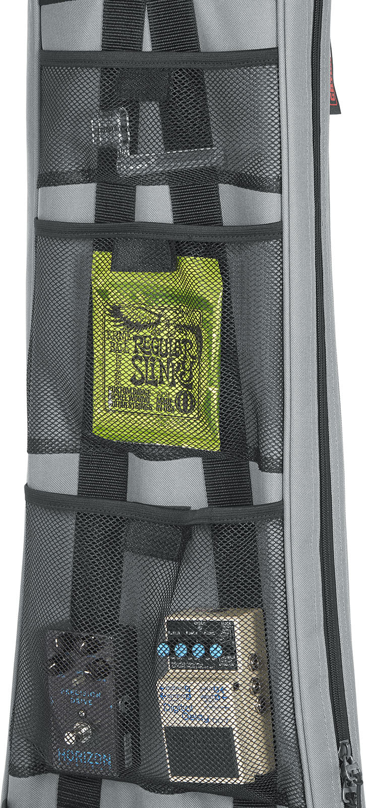 Hanging electric guitar gigbag