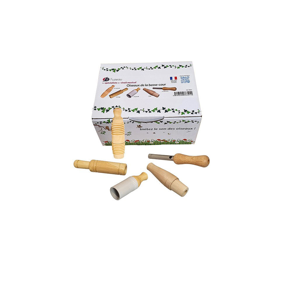 SET OF 5 BIRD CALLS - THE FARM