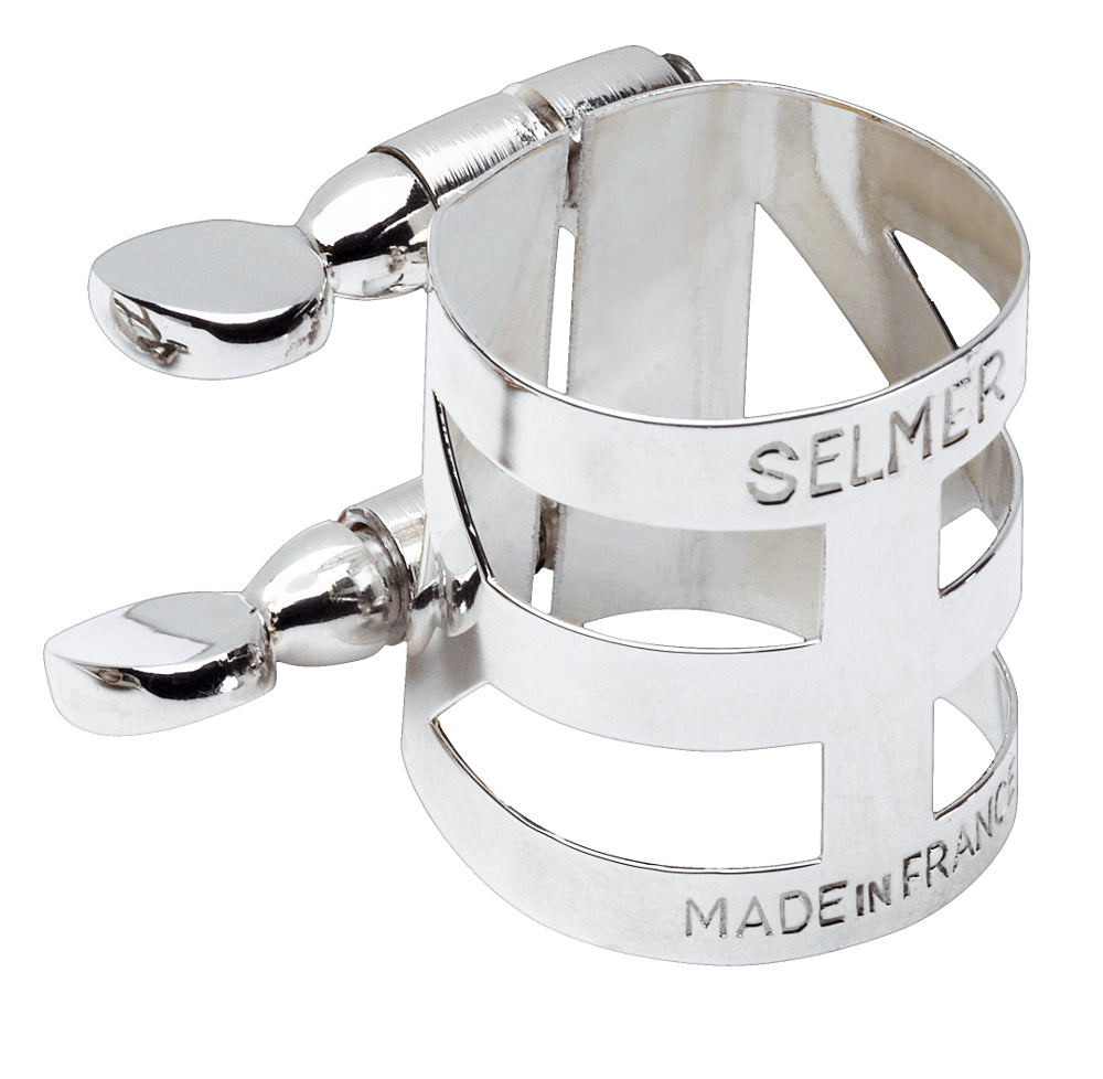 Selmer SILVER PLATED LIGATURE TENOR (METAL MOUTHPIECE)