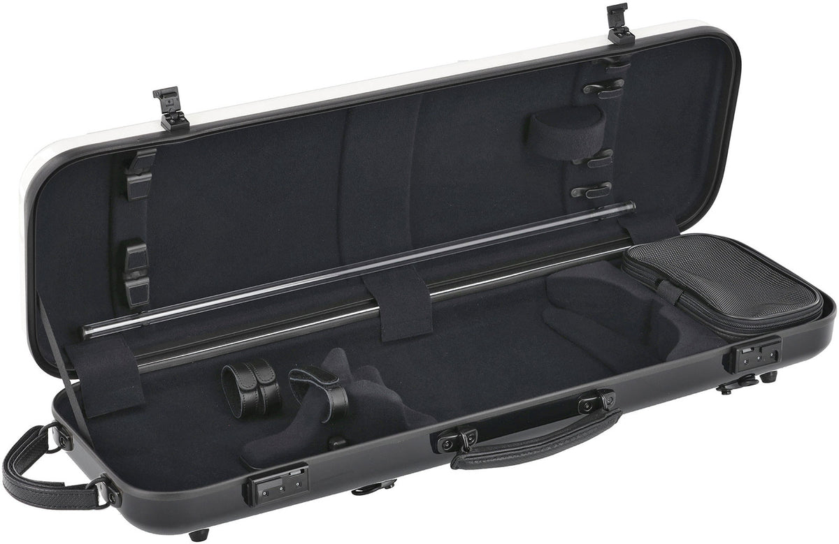 AIR ANNIVERSARY VIOLIN CASE BLACK/WHITE WITH SIDE HANDLE