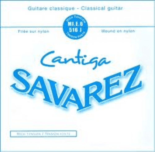Savarez CLASSIC STRINGS NEW CRISTAL-CANTIGA UNIT BY 10 PIECES 6TH BLUE FILEE METAL ARG