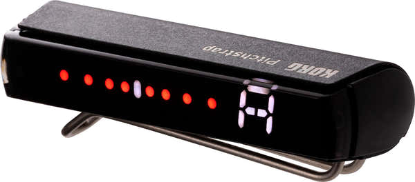 Korg PITCHSTRAP RECHARGEABLE STRAP TUNER BLACK