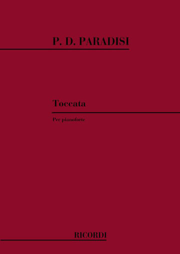 PARADISI P.D. - TOCCATA - PIANO