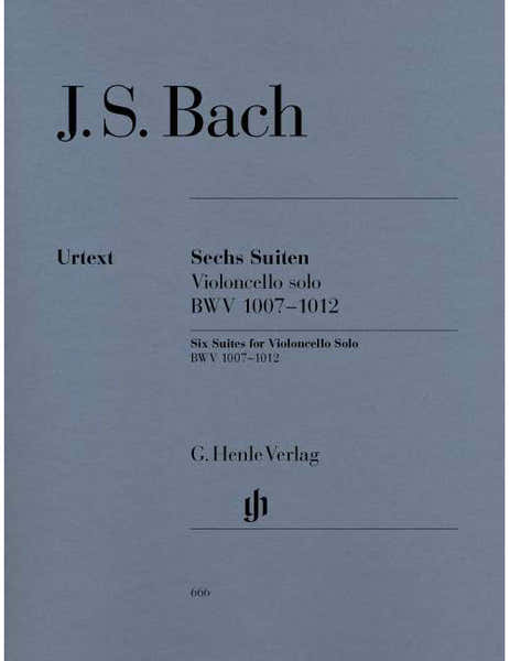 Henle Verlag Bach - 6 Suites Pour Violoncelle Seul BWV 1007-1012 - Violoncelle