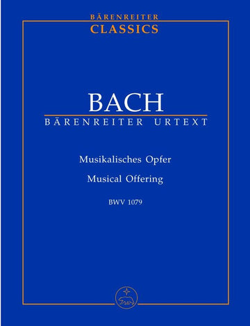 Bach J.S - Offrande Musicale BWV 1079 - Conducteur Poche