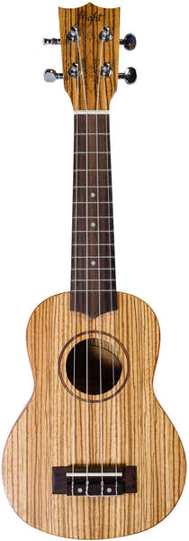 Flight: DUS322 Soprano Ukulele - Zebrawood (+ Bag) -