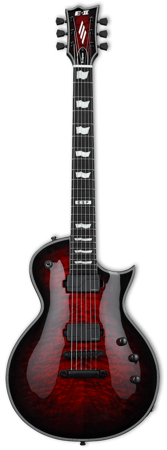 E-II Eclipse Quilted Maple Fluence See Thru Black Cherry Sunburst