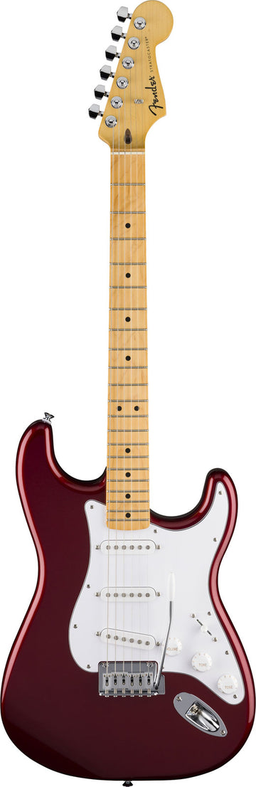 Standard Stratocaster MN White Pickguard Candy Cola