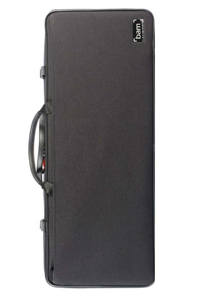 4/4 CLASSIC DOUBLE VIOLIN CASE - BLACK