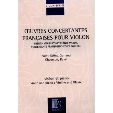 Oeuvres Concertantes Francaises - Violon et Piano