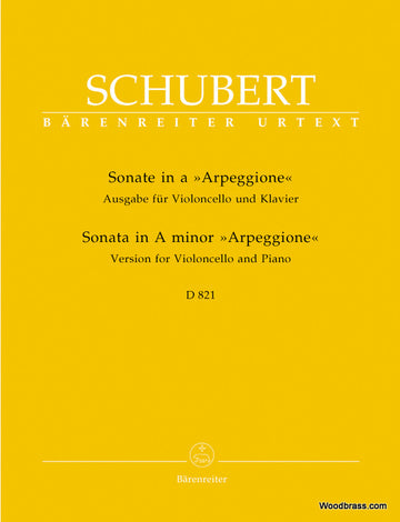 Schubert F. - Sonate A-moll D 821 " Arpeggione" - Violoncelle et Piano
