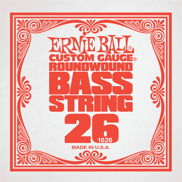 Ernie Ball .026 NICKEL WOUND ELECTRIC BASS STRING SINGLE