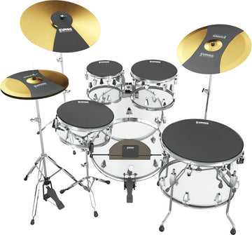 SOSETROCK - Sound Off Box Set Stage Rock 10 12 16 - 16 to 26 Bass Drum + Cymbals