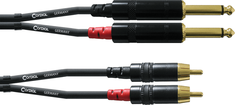 Cordial AUDIO CABLE DOUBLE JACK MONO/RCA 6 M